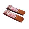 Ethnic Floral Ukulele Strap with Retro Metal Buckles - Pink & Purple Chrysanthemum Design, Model 041-042, Available Now