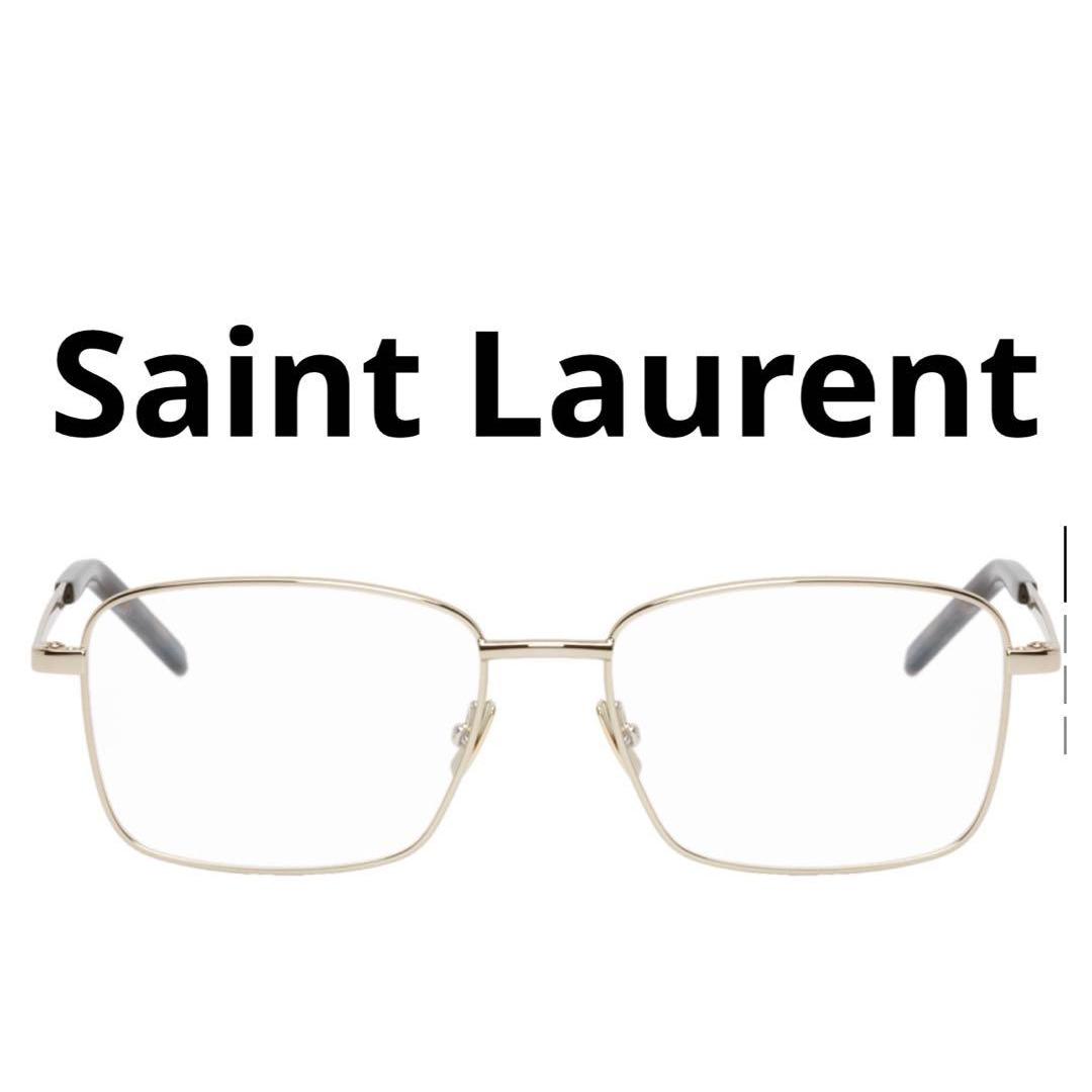 Used SAINT LAURENT SL 330 gold glasses