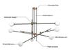 Modern Minimalist Multi-head LED Glass Ball Pendant Light for Bedroom, Dining, or Living Room