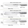 Japanese Kitchen Knife Set Fish Fillet Stainless Steel Meat Cleaver Chef Knife Sushi Knife Santoku Knife Cooking Tools