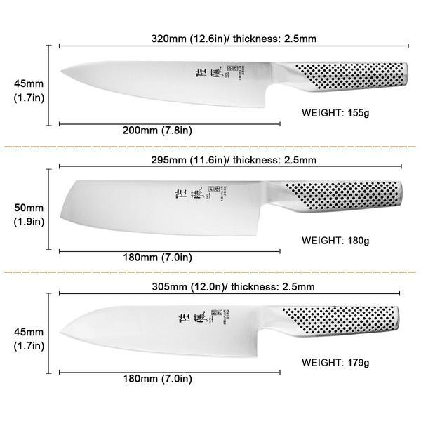 Japanese Kitchen Knife Set Fish Fillet Stainless Steel Meat Cleaver Chef Knife Sushi Knife Santoku Knife Cooking Tools