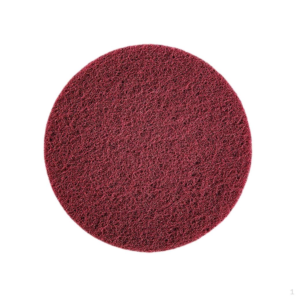 4 Inch Flocking Scuff Pads for Rust Removal And Deburring, Wet Dry Use