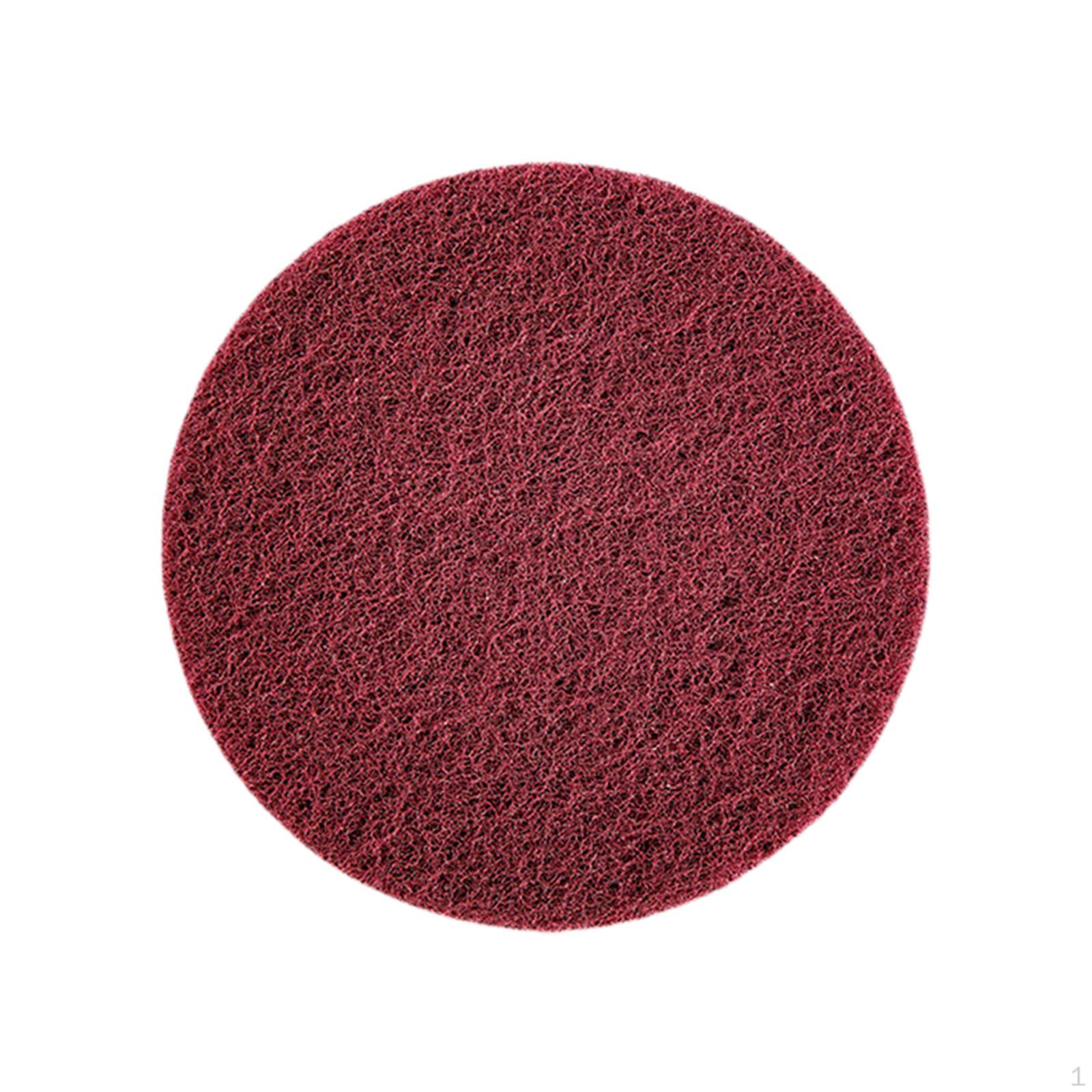 

4-дюймовые флокированные накладки для удаления ржавчины и заусенцев, для влажного и сухого использования красный