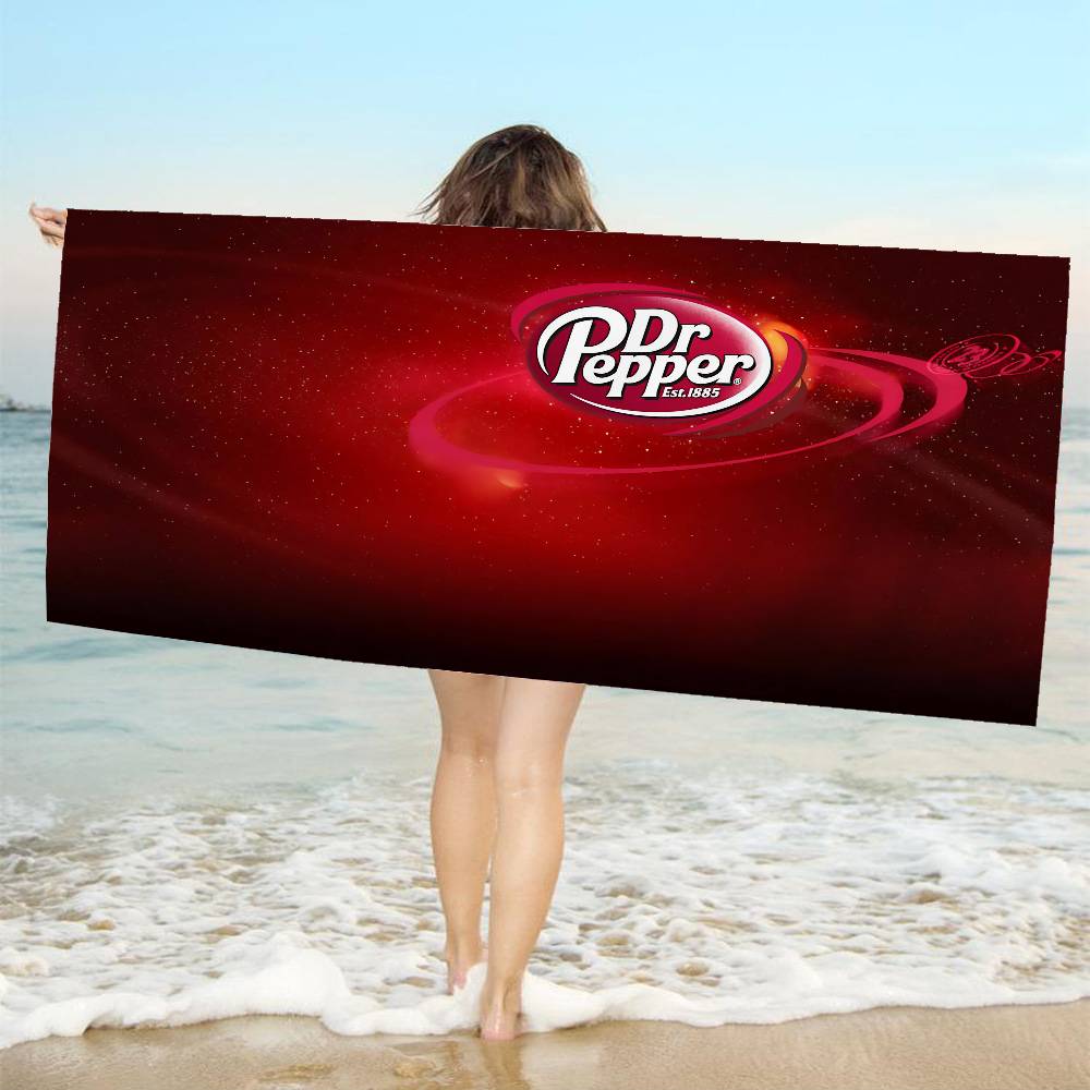D-Dr P-Peppers Microfiber Printed Beach Towel Mountain Climbing Yoga Beach Swimming Running Absorbent Soft Towel