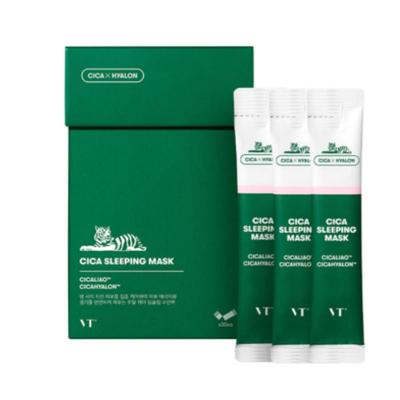 VT Cica Schlafmaske 4 ml × 30 (Feuchtigkeitsspendende Schlafmaske mit Hyaluronsäure)