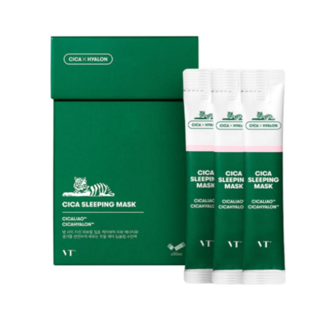 VT Cica Ночная маска 4 мл × 30 (Увлажняющая ночная маска с гиалуроновой кислотой)