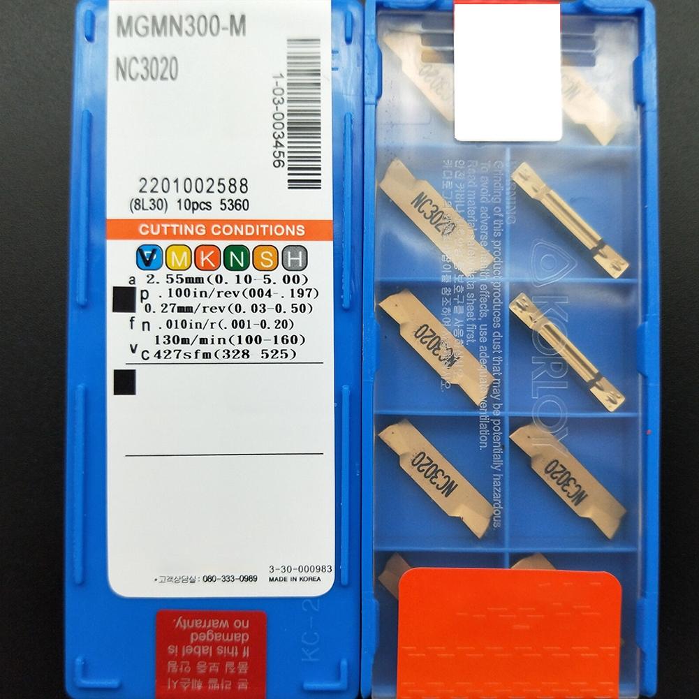 3.0mm MGMN300-M Insert Carbide Cutting For MGEHR Grooving