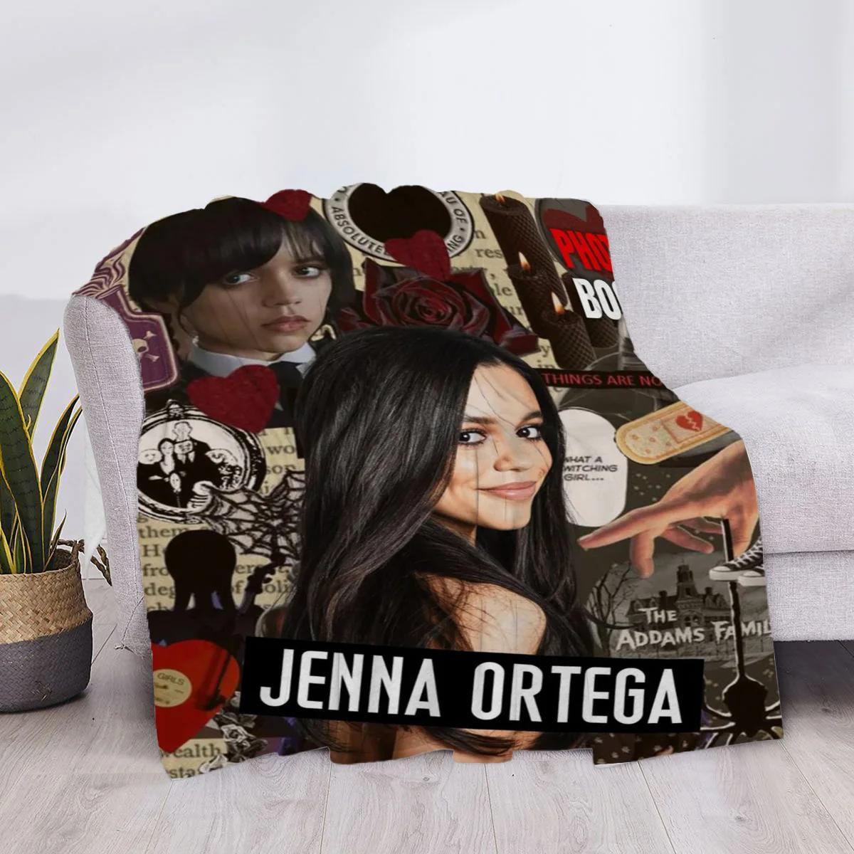 

Blanket Jenna Ortega Luxury Cover Plaid Fluffy Soft Blankets & Throws Throw Sofa Knee Microfiber H Anime Child Cute Home 70x100cm