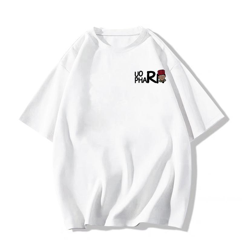 2025 Summer Women's Loose Fit Pure Cotton Oversized Short Sleeve T-shirt for Teens