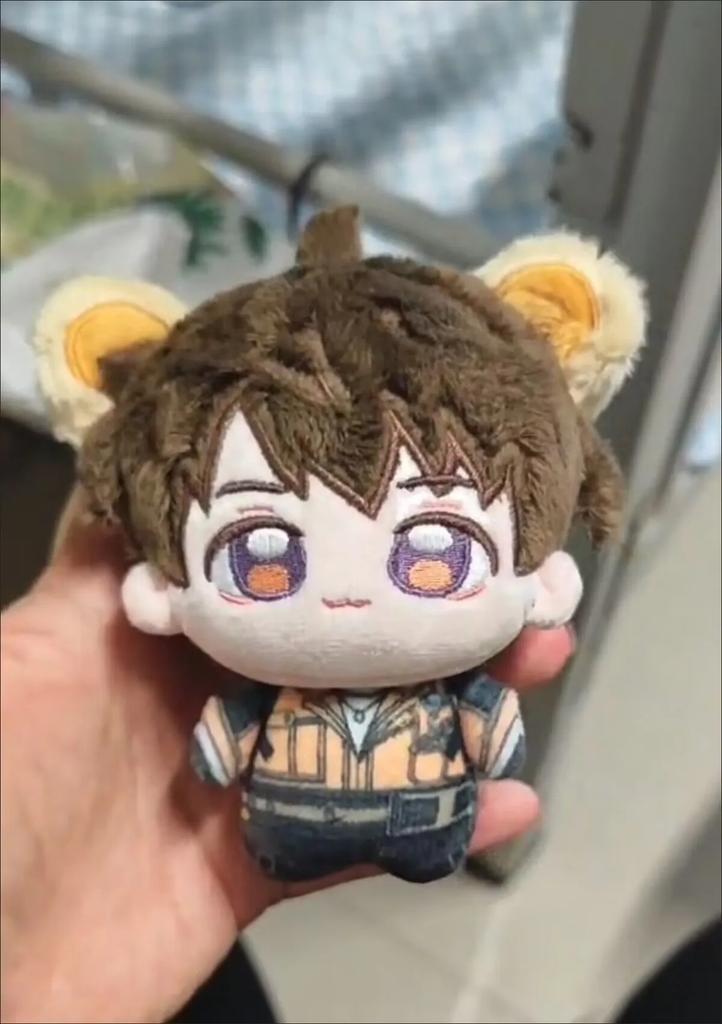 Anime Love and Deepspace Caleb Cosplay Cartoon 10CM Pendant Keychain Dango Gift Plush Toy