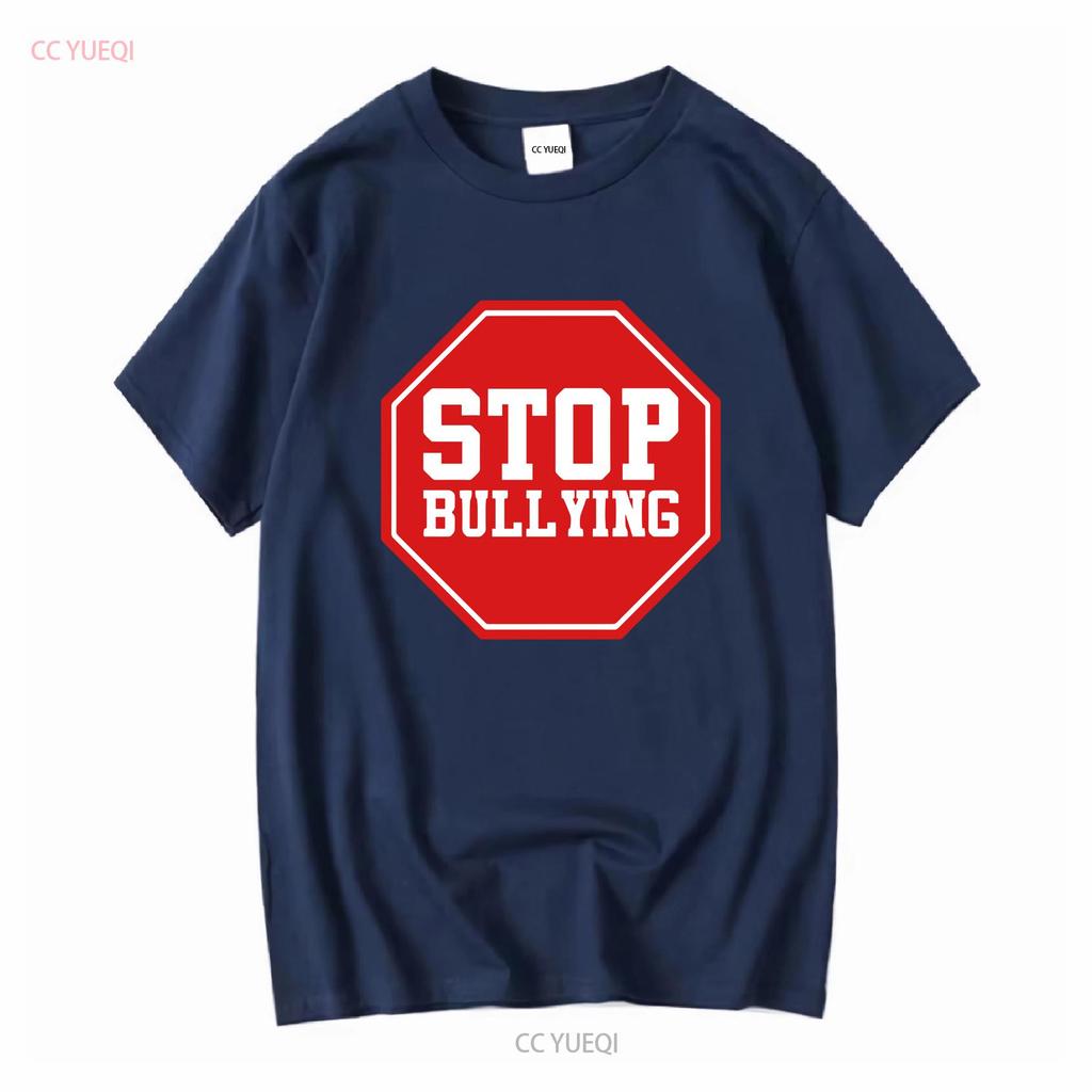 Stop Bullying Softstyle T Shirt vintage Washed designer clothes fashion homme Comfortable Slightly streetwear