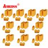 5Pairs Amass XT90 XT90H Battery Connector Bullet Connector Male and Female Plugs Adapter with Sheath Housing for RC Lipo Battery