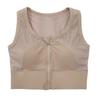 High-Impact Mesh Zipper Sports Bra with Integrated Chest Pad