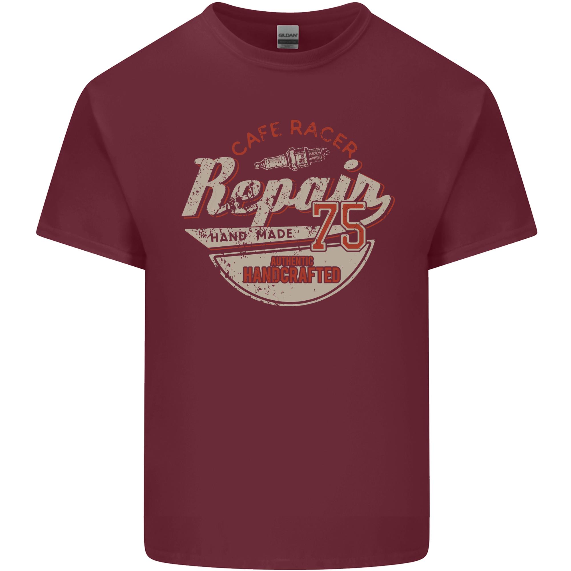 Cafe Racer Biker Motorbike Motorcycle Unisexs Light Cotton TShirt S