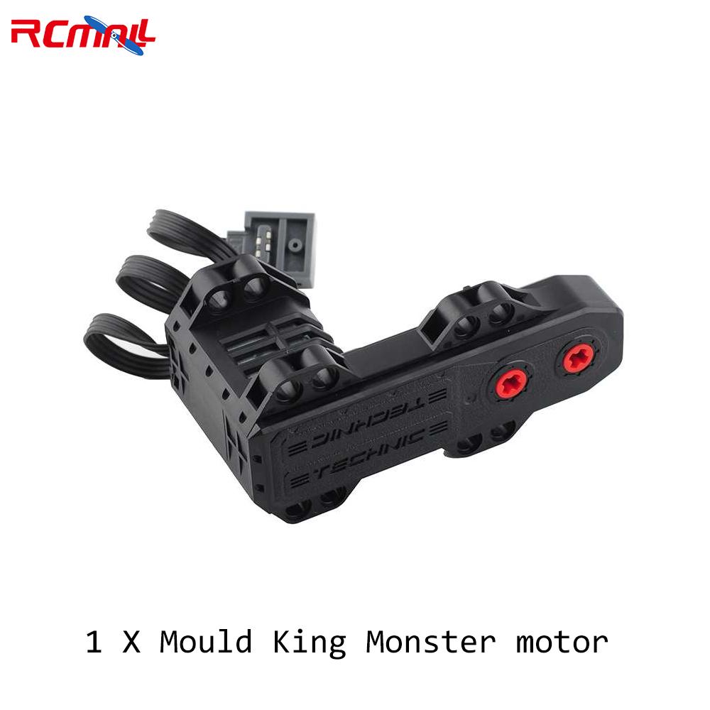 Klocki MOC Symulacja Rozpylacz Nebulizator Części Wydechowe Tor Kolejowy Silnik Odbiornik Kontrolera IR Seria Mould King Silnik