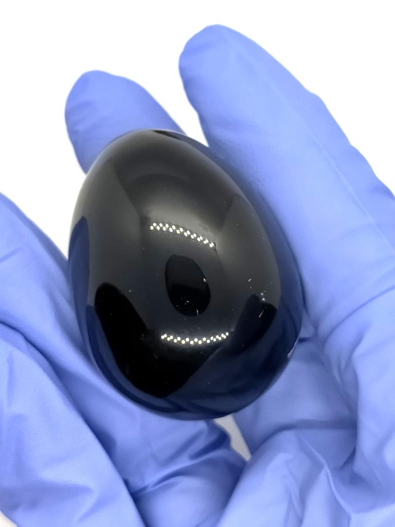 Mineral specimen 30x40mm egg-shaped (obsidian)