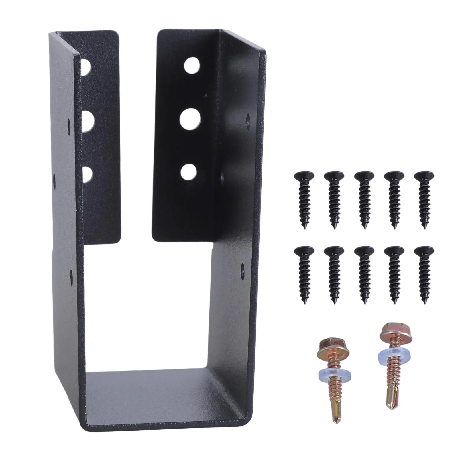 

Sturdy Metal Deck Post Anchors Base Brackets with Adjustable Height for Outdoor Deck Installation and Maintenance