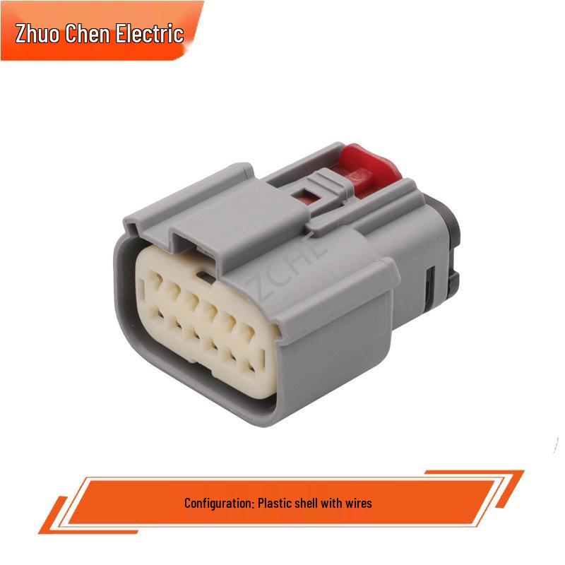 12-poliger grauer Automobil-Kabelbaumstecker 33482-1261/33472-1259