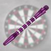 PATIKIL 48mm Aluminum Dart Shafts, 15pcs, Medium, 2BA Thread, Replacement Dart Stems, Dart Accessories, Purple