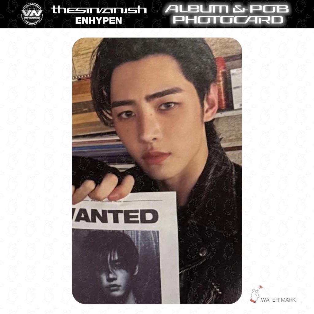 VORBESTELLUNG ENHYPEN THE SIN VANISH ALBUM Fotokarte Japan POB Glücksziehung OFFIZIELL FORBIDDEN AFTERLIGHT STORM FUGITIVES