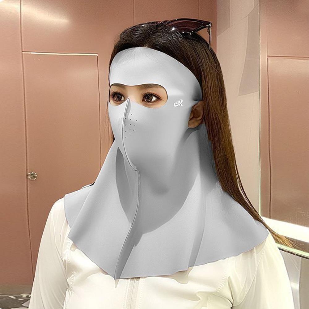 Outdoor-Aktivitäten Anti-UV-Maske Sommer Nackenschutz Unisex Radfahren Eis-Seide Gesichtsmaske Jagd Laufen Sportmaske Schal