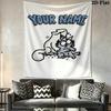 Custom Name Simon‘s cat Wall Tapestry Aesthetic Wall Hanging Printed Fabric Blanket Decorative Tapestries for Bedroom Living Room Home Decor