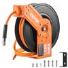 Retractable Air Hose Reel 3/8 IN x 50FT Hybrid Air Hose Reel Max 300 PSI
