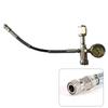 PCP SCBA Fill Station Refill Charging 4500PSI Adapter Air Rifle Paintball + Hose, Copper + Nylon Durable Brass Fittings Silver