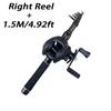 Carrete de Baitcasting Ultraligero Combo Caña de Pescar de Lanzamiento Largo para Viaje Caña de Pescar Mini Viaje