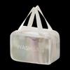 Double-layer Wet and Dry Transparent Wash Bag