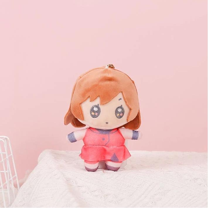 Hatsune Miku Plush Keychain Anime KAITO MEIKO Series Len Rin Cute Soft Filled Doll Keychain Bag Pendant Fan Birthday Gift Toy