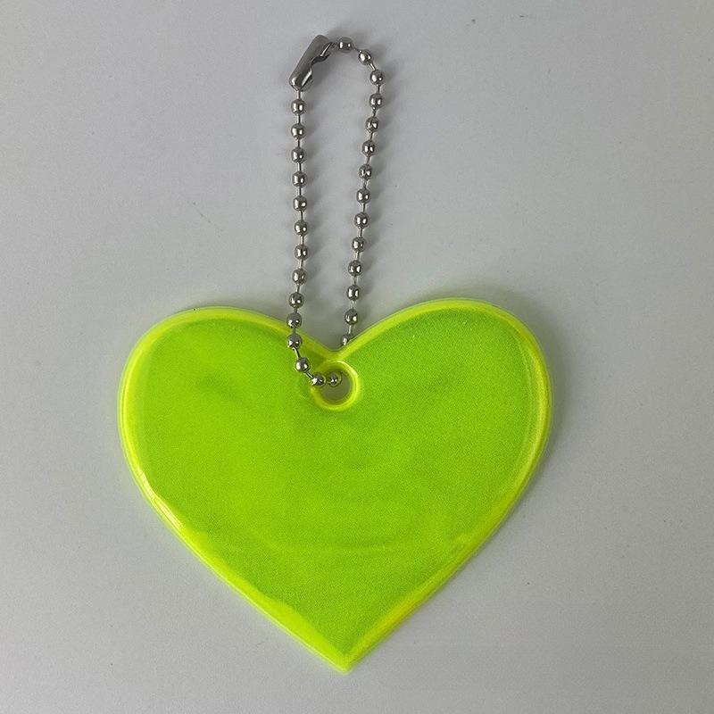 2Pcs Color Music  Safety Reflector Reflective Keychains Car Keyrings Charm Bag Accessories for Jacket BackPack Strollers Wheelchairs
