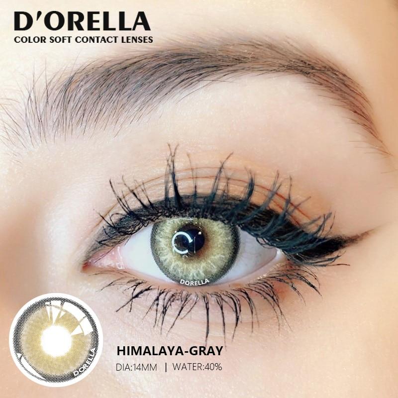 D'ORELLA 1 Paar (2 Stück) 2021 NEUE ANKUNFT TAYLOR-Serie farbige Kontaktlinsen für Augen, kosmetische Kontaktlinsen-Augenfarbe