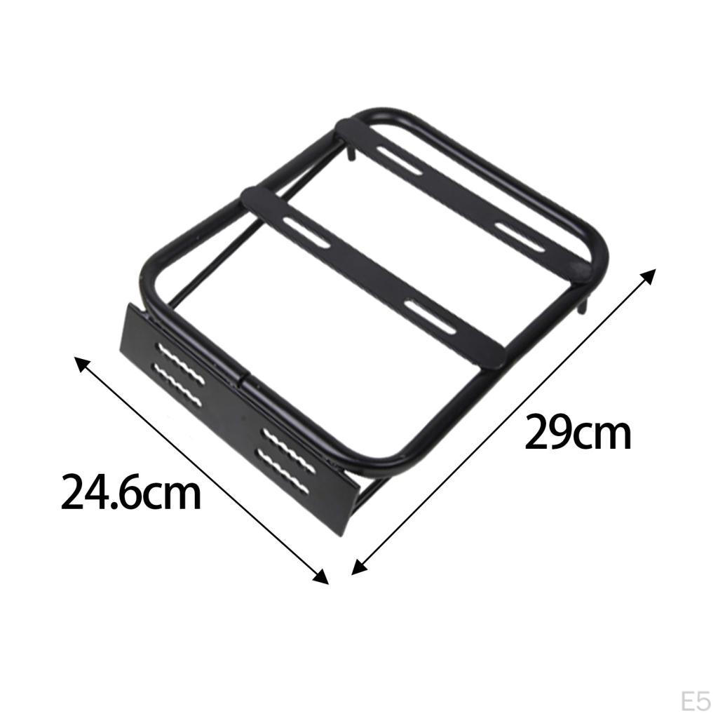 Motorbike Rear Tail Box Carrier Basket Rack Shelf with Screw Bracket Holder Trunk