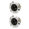 2 Pcs 150W Car Tweeter High Sensitivity High Frequency Response Silver Car Loudspeaker for All Car Sound Systems