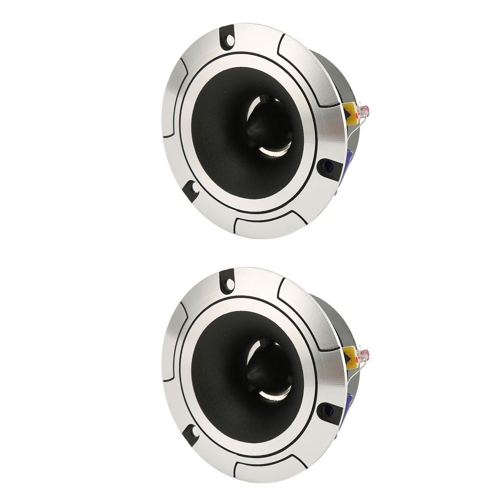 2 Pcs 150W Car Tweeter High Sensitivity High Frequency Response Silver Car Loudspeaker for All Car Sound Systems