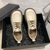 Hot Selling 2025 Women's Shoes Platform All-Match British Style Oxfords Female Footwear Retro New Preppy Leather Med Rome Fabr