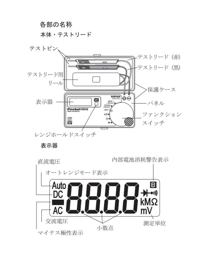 Sanwa Electric Instruments Digital-Multimeter PM-7a