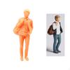1/64 Figures Tiny People Model Resin Unpainted Diorama for Accessories Decoration