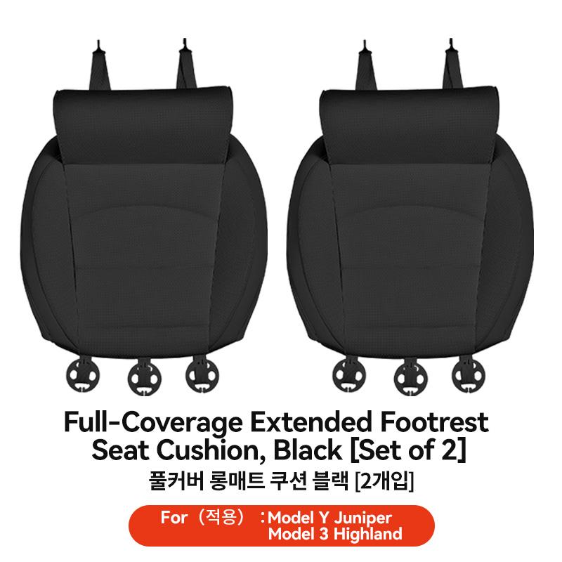 YZ For Tesla Model Y Juniper Model 3 Highland Leg Support Extension Seat Cover Memory Foam Extender Cushion Interior Accessories