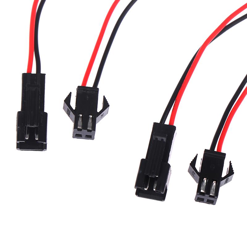 5Pairs 10/20Cm Long Sm 2Pins Plug Male To Female Terminal Wire Connector