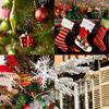 20PCS Tree Ornaments Multipurpose Plastic Heavy Duty Hangers Festive Stockings Ornaments S Hooks Xmas Christmas Shaped 50mm