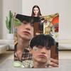 Warm Blankets Picnic Kpop Ateez Choi San Throw Blanket  Flannel Bedspread For Living Room Novelty Sofa Bed Cover