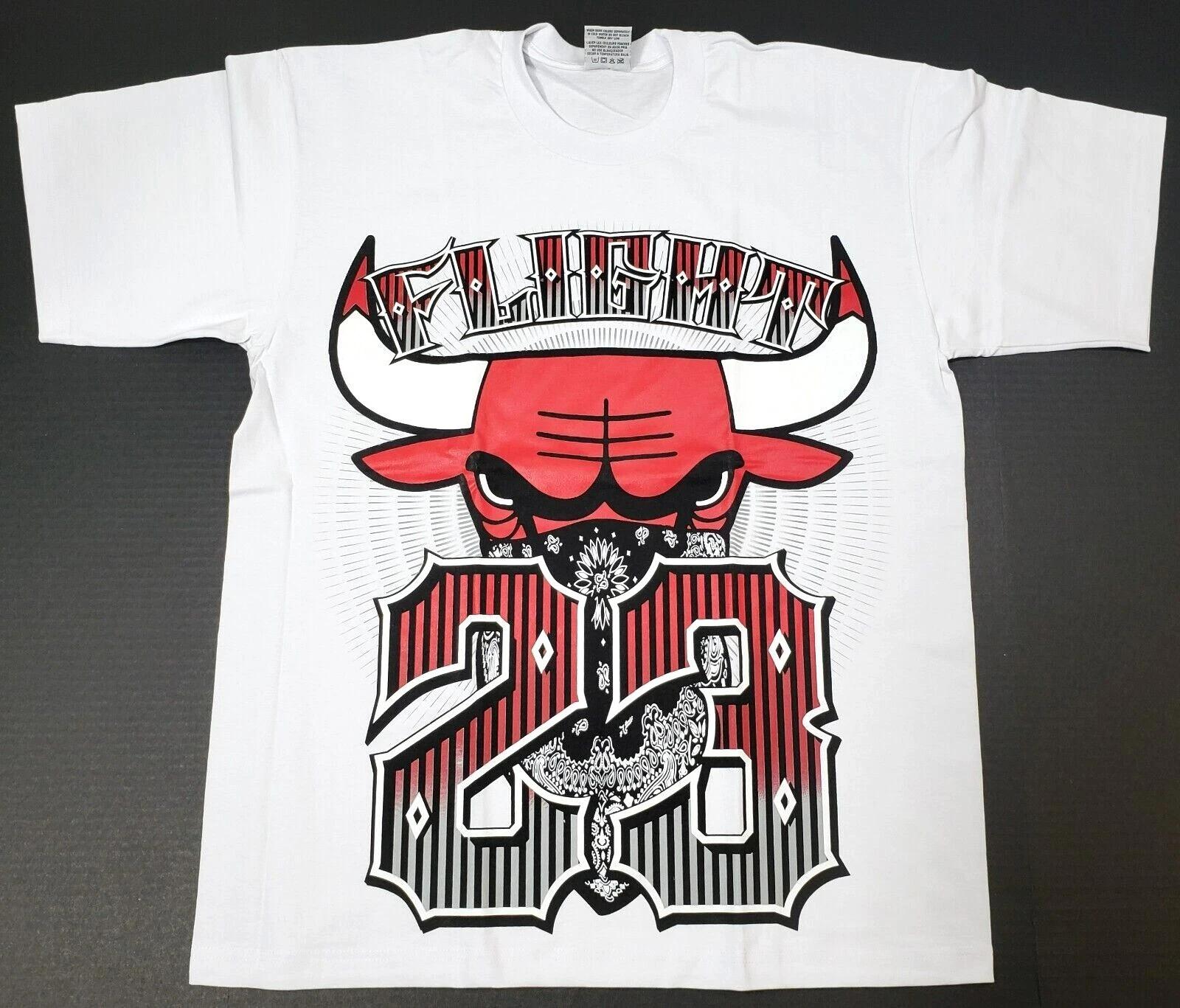 Чикагская футболка Chi Town Windy City Bulls 23 Футболка Мужская Белая Новая XXXXL