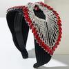 Industria Pesante Lusso Cerchietto con Catena di Diamanti Bordo Largo Accessori per Capelli Retrò Trend Lucido Accessori per Capelli da Ballo di Alta Gamma