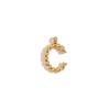 MamacitaSlay DIY Classic Mini Twist Initial Letters Stainless Steel Charms For Jewelry Gold Plated Waterproof Decoden Charms