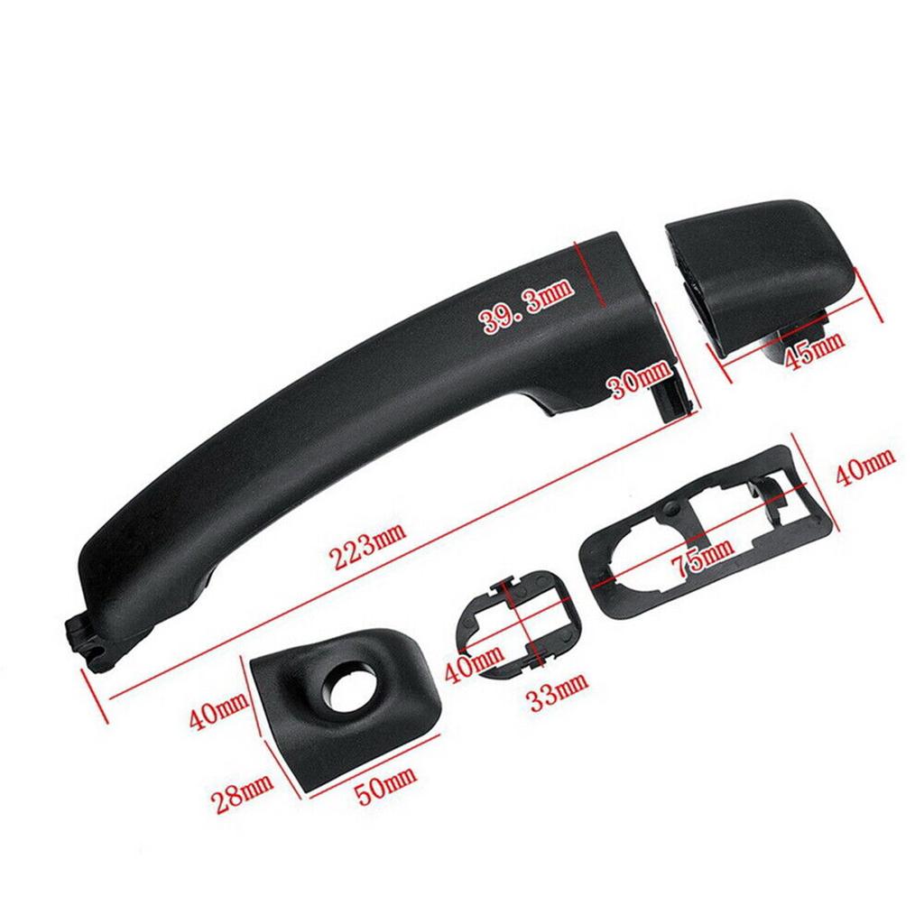 Links Rechts Seite Außen Tür Griff Schiebetür Träger Halter Rack Stehen Unterstützung Betrieb für 806078197R 806067794R