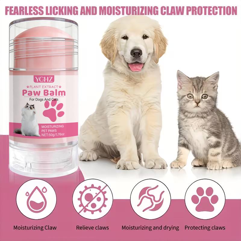 No Import Fee Pet Nose and Paw Care Balm, Contains Beeswax | Aloe Vera, Soothes Dry, Cracked Paws and Prevents Heat Stress, Perfect for Dogs,