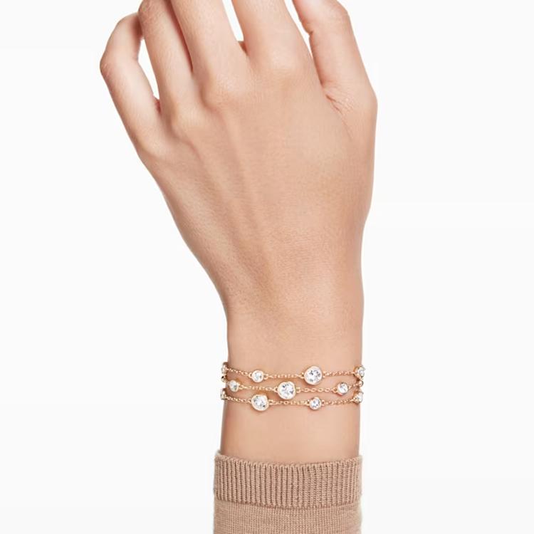 Swarovski Imber Wassertropfenform Eingelegt Vergoldetes Metall Imitation Kristall Armband Damenarmband 5680095