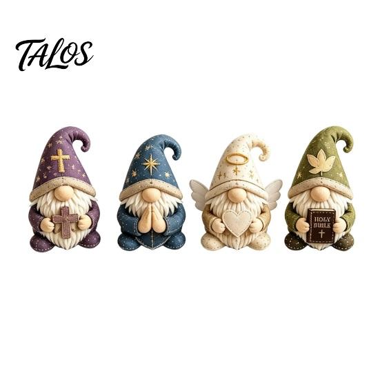 Stress Relief Craft Kit Cozy Gnome DIY Patchwork Kit, Felt Creative Beginner Sewing Art for Crafters, Home Decor Unique Handmade Gift 3D Elf Set